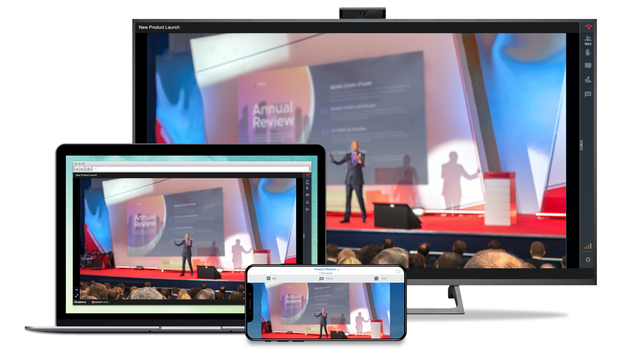 bouw breedtegraad vermomming BlueJeans elevates the virtual event experience and expands audience reach  | About Verizon
