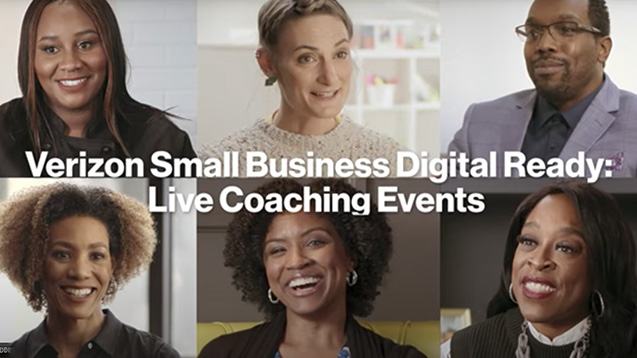 Small Business Digital Ready Live Coaching Events | Verizon - Cloned