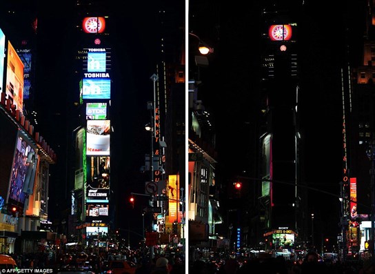 Times Square Earth Hour
