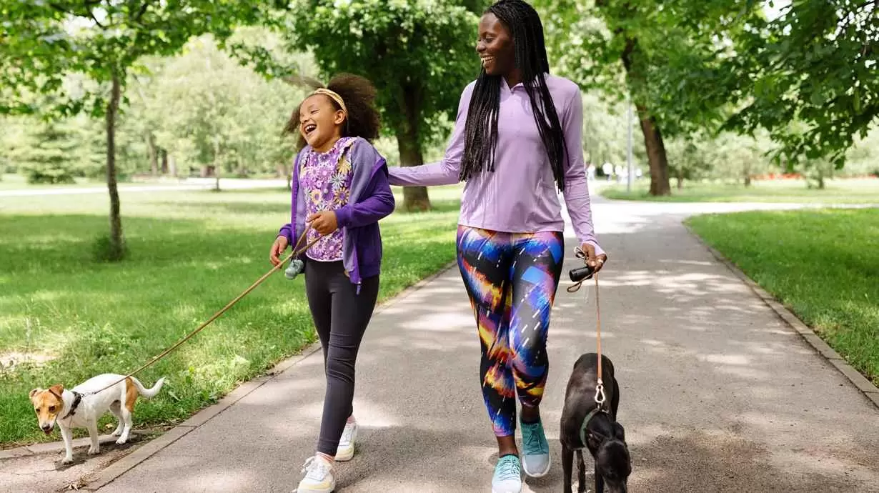 Mother And Daughter Taking A Walk | Screentime